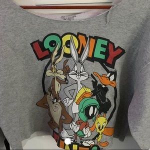 Looney toons crop top sweater